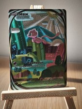 Carte POKEMON MEW brillante et texturée FANART