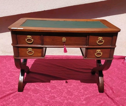 Bureau acajou d - ,