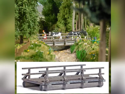 Busch pont bois 1 87 - 1/87,