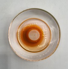 Sulfure presse papier verre soufflé coloré brun signé Studio Ahus Sweden XXème 