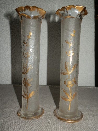 Paire vases soliflores - paire,