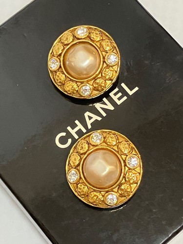 Chanel vintage gold pearl - vintage,