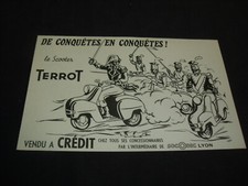 BUVARD D EPOQUE SCOOTER TERROT SCOOTERROT - napoléon no motobecane peugeot