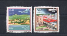 ALGERIE - Timbres N° Yvert 22/23 Aériens Neufs XX Luxe - Ville Annaba & Béjaia