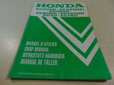 Manuel d atelier  GROUPE ELECTROGENE  HONDA EC2200 EC6000 EC4D ECTT6D de 1998