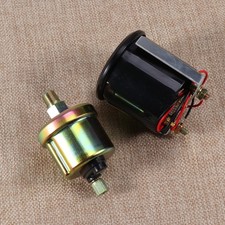  Jauge de presse à huile modifiée universelle pour voiture 12V 52mm avec jauge à