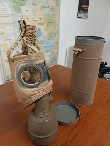 Masque gaz ww2 - 1939, avec
