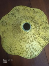 ? Abat-jour suspension style paille – jaune