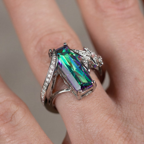 Bague argentée ailes ange - bague,