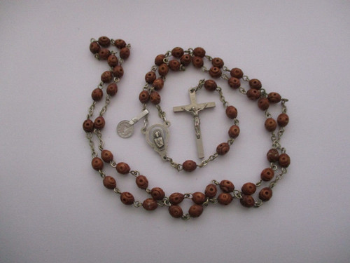 Religiosa ancien chapelet bois - ancien,