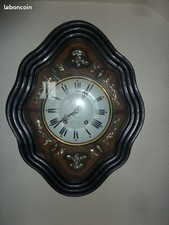 Ancienne pendule / horloge oeil de boeuf