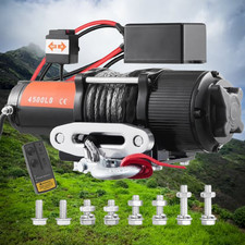 Treuil électrique 12 V cable acier, Treuil pour voiture remorque jeep 4X4 SUV 2T