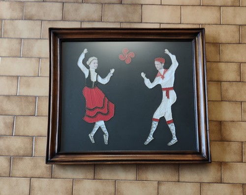 Tableau basque danseurs - tableau,