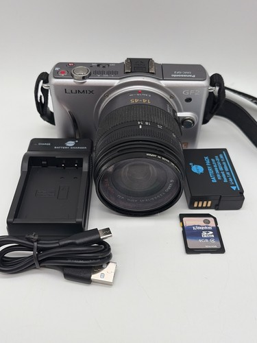 Panasonic lumix gf2 argenté - lumix,