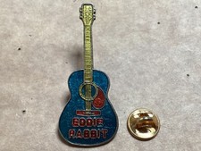 pins GUITARE EDDIE RABBIT musique country egf nacré instrument chanteur USA