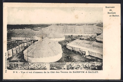 Carte postale cirque barnum - carte,