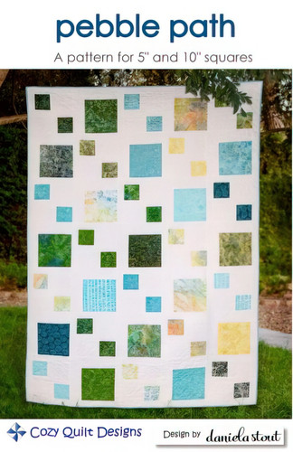 Pebble path quilt pattern - path,