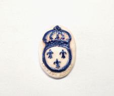 Fève MIDGARD LA FEVE ROYALE COURONNE ROSE BLEU perso publicitaire ancienne * 198