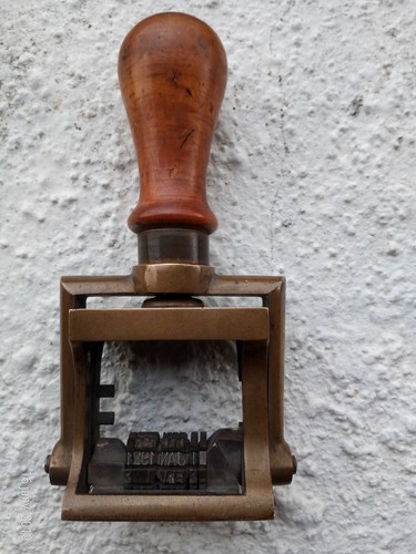 Ancien 1920 bronze encreur - bronze,