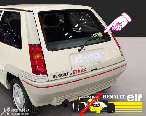 Autocollant elf renault - elf,