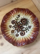 Assiette décorative signée