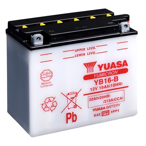 Batterie moto yb16 20ah 12v - moto, yb16-b