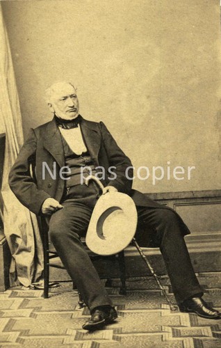 Homme vers 1860 cdv par - homme,