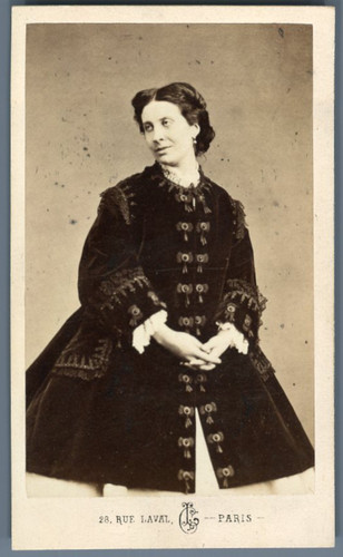 Cdv 1870 maria - cdv, favart
