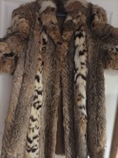 Manteau en fourrure de lynx de