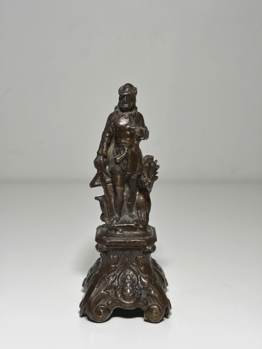 Statuette saint hubert cerf - saint, et