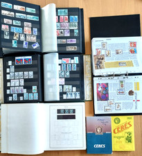 --LOT DE 3 ALBUMS A4 DE TIMBRES FRANCE + DIVERS - à découvrir--