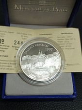 Coffret BE Monnaie De Paris 1997 100 Francs 15 Euros Enceinte Wenceslas Argent