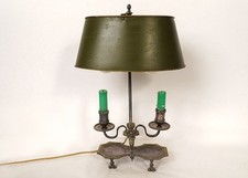 Lampe bouillotte 2 feux bronze