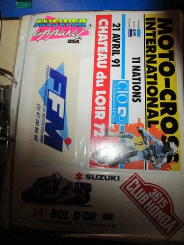 Autocollants moto cross - autocollants,