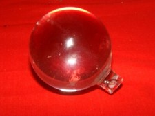 boule cristal lisse à tenon diamètre 70 mm pour terminaison de lustre