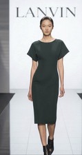 Lanvin Robe Moulante Verte
