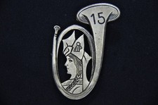 insigne 15e Bataillon de Chasseurs Alpins - (Mourgeon) - (BCA BCP).