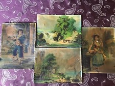 Petite Gravure / Chromo / Image Encadré du 19e ??? 