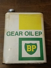 Ancien Bidon d'Huile BP Gear Oil EP France Déco Loft Vintage
