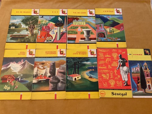 Lot cartoguide shell - 9,