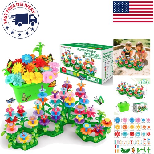 Flower garden building kits - flower,
