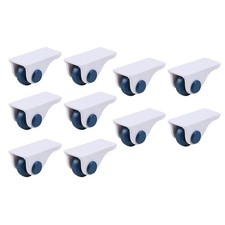  8pcs Boîte adhésive Boîte inférieure Roulettes de ménage Boîte de rangement