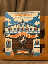 L'Auberge du cheval blanc Fantaisie sélection pour piano partition éd. Chappell