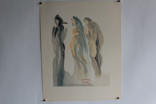 Salvador dali lithographie - dali, la