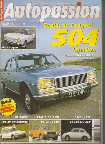 Autopassion peugeot 504 inj - 3,