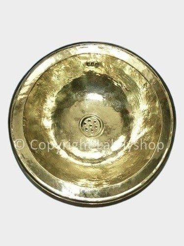 Lavabo vasque marocaine laiton - vasque,