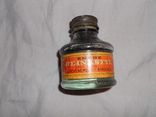 Ancienne bouteille encre - ancienne, d'encre
