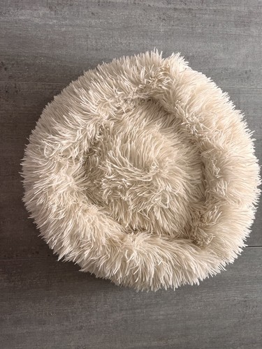 Lit rond peluche d 50 - 50, cm