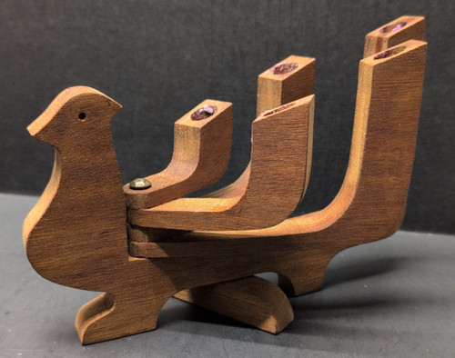 Mcm wood peacock bird arm - mcm,
