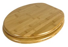 Lunette Wc En Bambou Couvercle